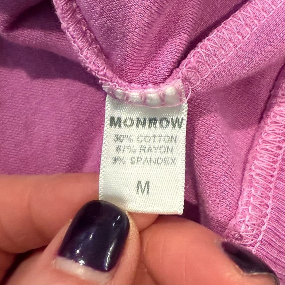 Monrow Reversed College Pullover - image 6